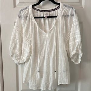 White Peasant Blouse